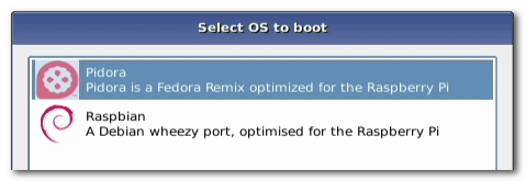 Seleccionar Sistema Operativo Noobs de arranque en la Raspberry PI